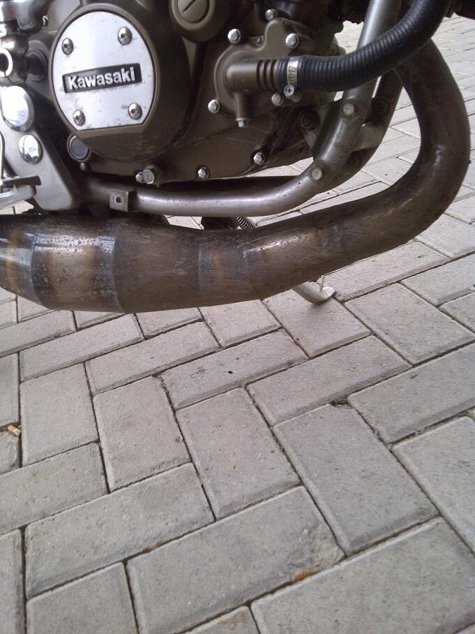 Jual knalpot yoshimura ninja 150r..mulus no cacat