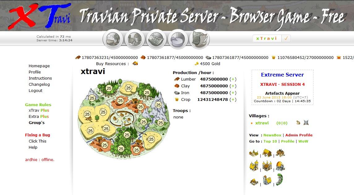 &#91;NEW&#93; TRAVIAN PRIVATE SERVER