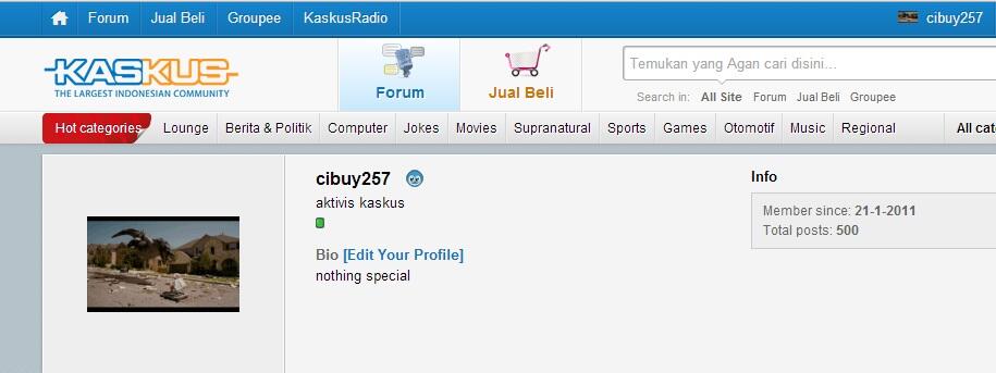 ada yang berubah gan coba check aja... 