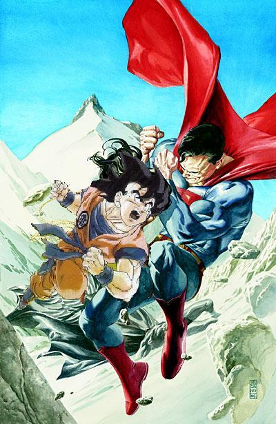 Bangsa Crypton Vs Bangsa Saiya ( Son Goku Vs Superman )