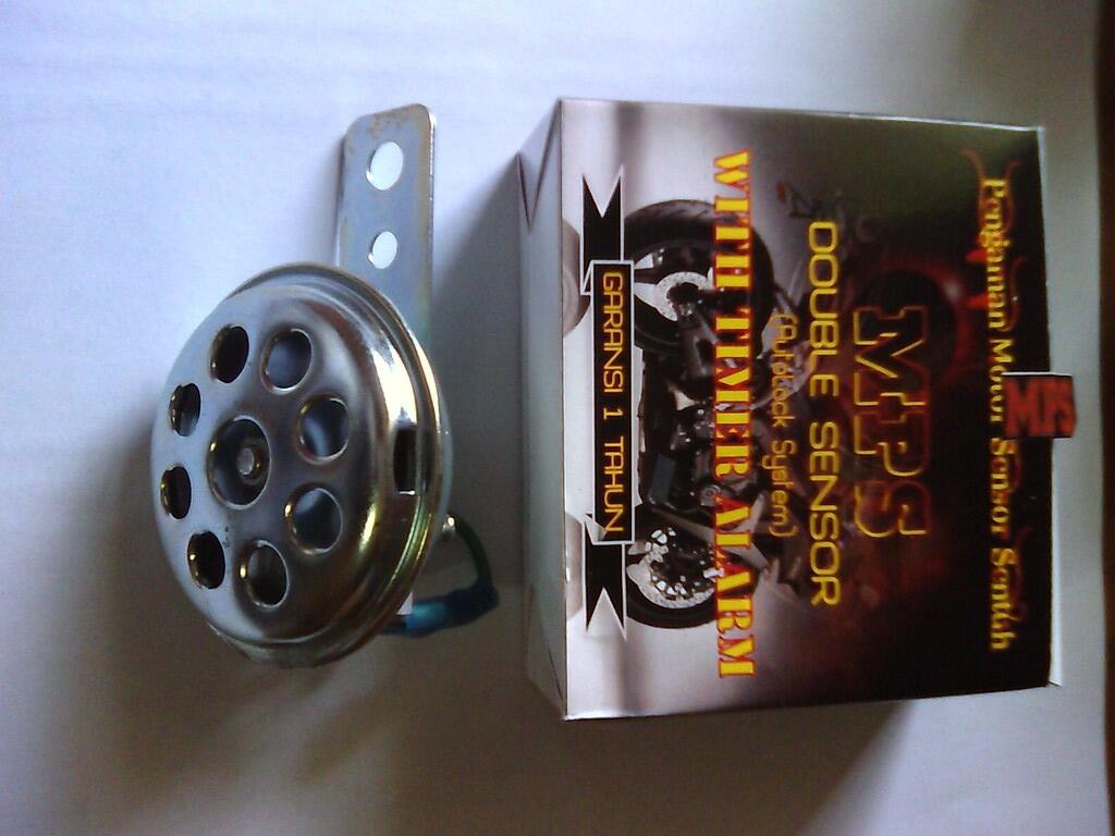 PENGAMAN MOTOR SENSOR SENTUH GANDA BONUS KLAKSON