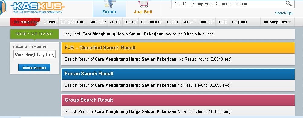 Cara Menghitung Harga Satuan Pekerjaan