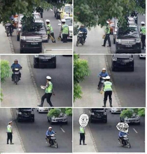 Hebat Gan!!!seorang pengendara dapat lolos 2x dari maut