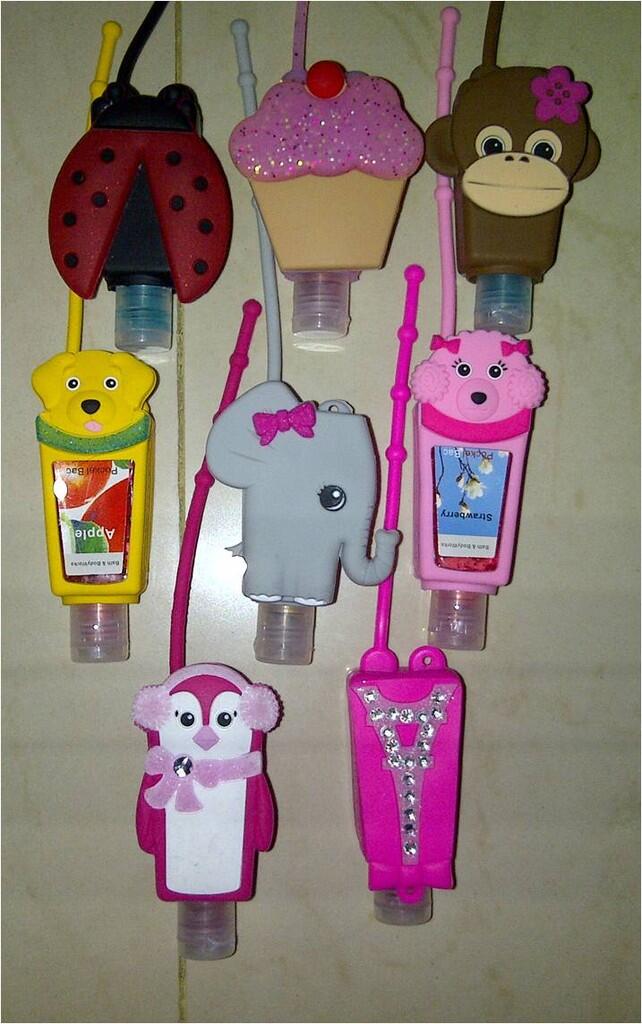 Handgel Pocket bag Sanitizer Karakter 3D glow in the dark boneka reseller dropship ok
