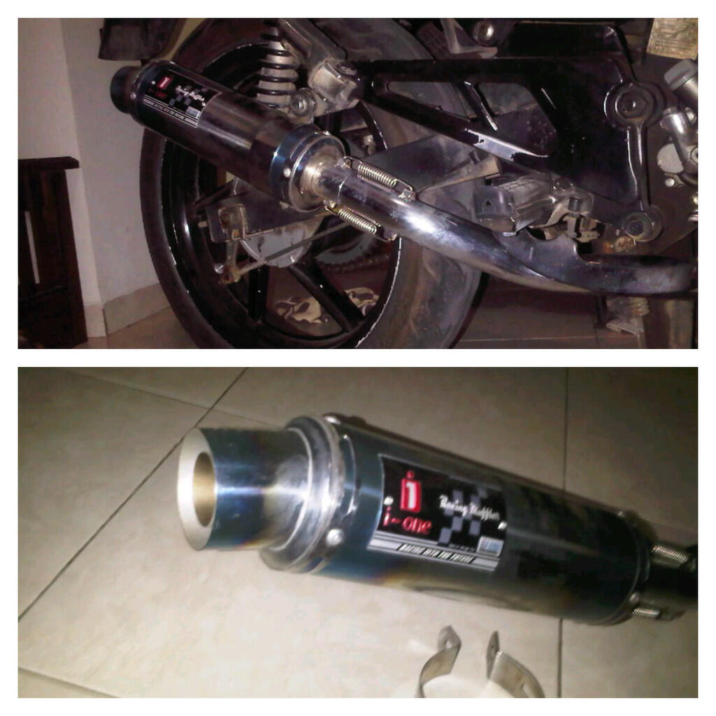 Jual Knalpot Racing Tiger i-one racing (Model mirip R9). 350rb