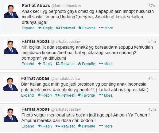 &#91;PIC&#93; Farhat Abbas Ngata-ngatain COBOY JUNIOR di Twitterr, Gan! 