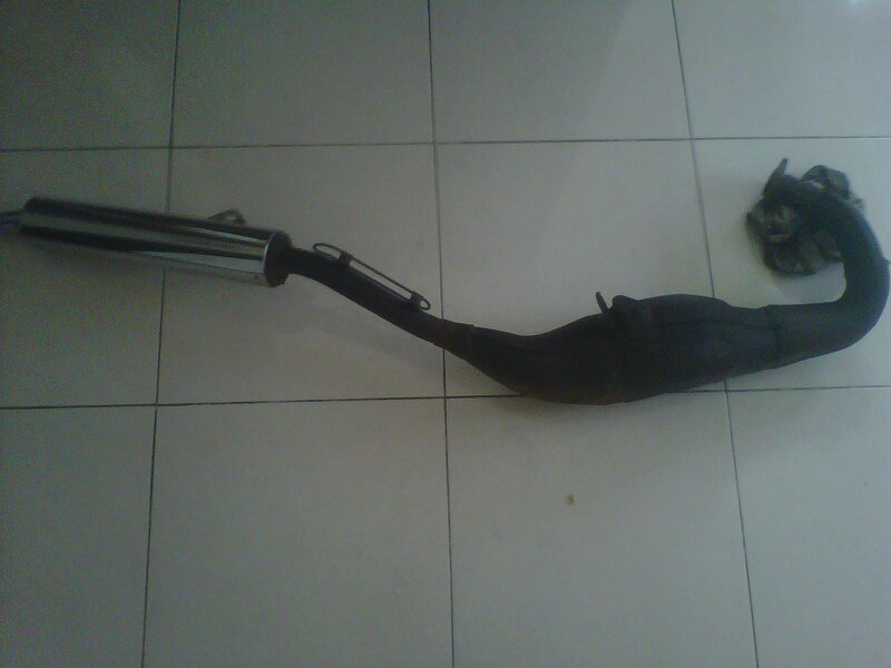 Jual knalpot orsinil Ninja KRR kondisi mulus ( Malang )