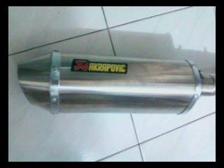 KNALPOT AKRAPOVIK DAN TERIGNONI BUAT NINJA,VIXION, BISON, CBR