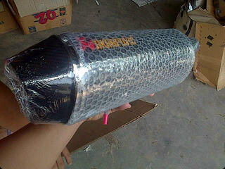KNALPOT AKRAPOVIK DAN TERIGNONI BUAT NINJA,VIXION, BISON, CBR