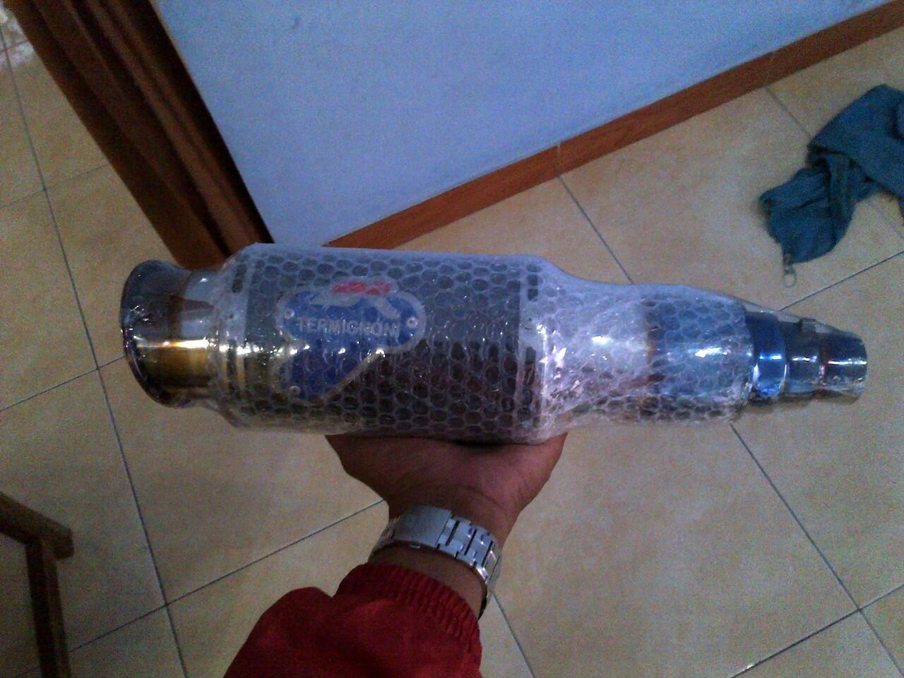 KNALPOT AKRAPOVIK DAN TERIGNONI BUAT NINJA,VIXION, BISON, CBR