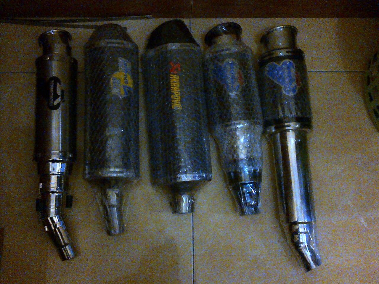 KNALPOT AKRAPOVIK DAN TERIGNONI BUAT NINJA,VIXION, BISON, CBR