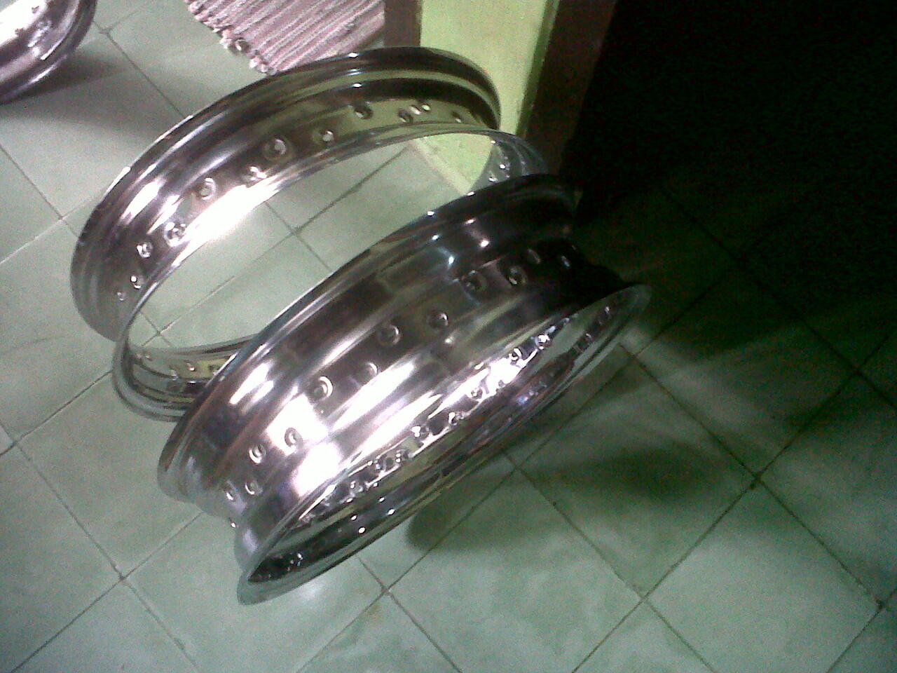 WTS velg jari jari tapak lebar / custom