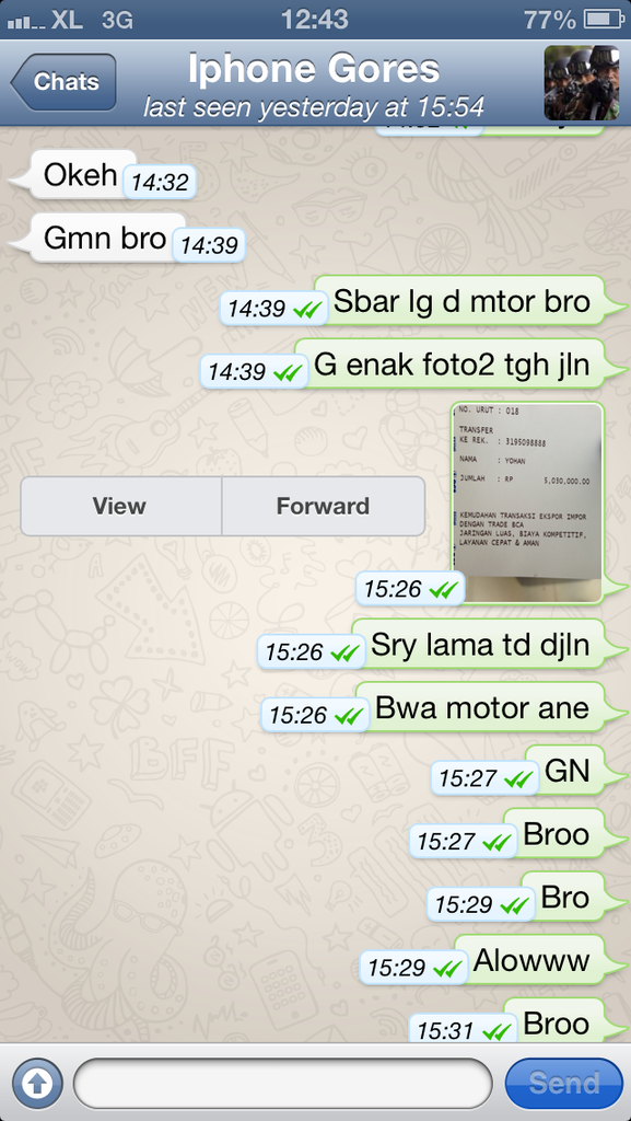 Surat Terbuka Buat ID Ronald889, Not Recommended Seller