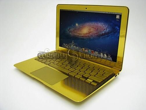 Macbook Pro Berlapis Emas 24K