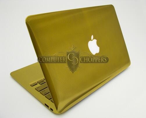 Macbook Pro Berlapis Emas 24K