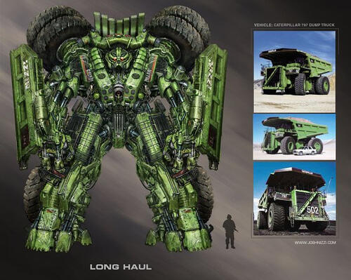 Transformers Devastator edition : Long Haul, Decepticons paling gendut