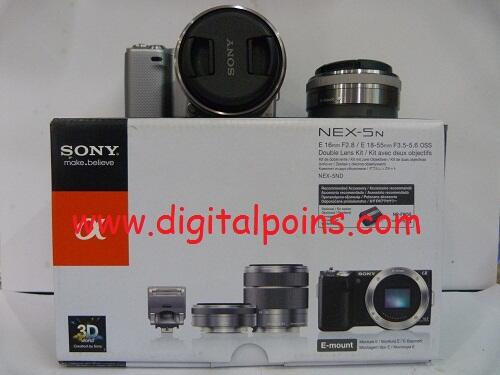 Sony NEX 5n Double lens 18-55 with 16mm Garansi Sony BPTM