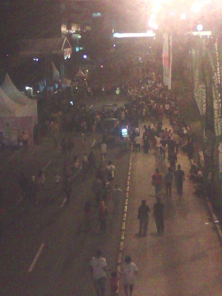 suasana kemeriahan Jakarta Night Festival & HUT DKI Jakarta 22 Juni 2013