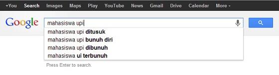 Apa kata google tentang mahasiswa . . . . .