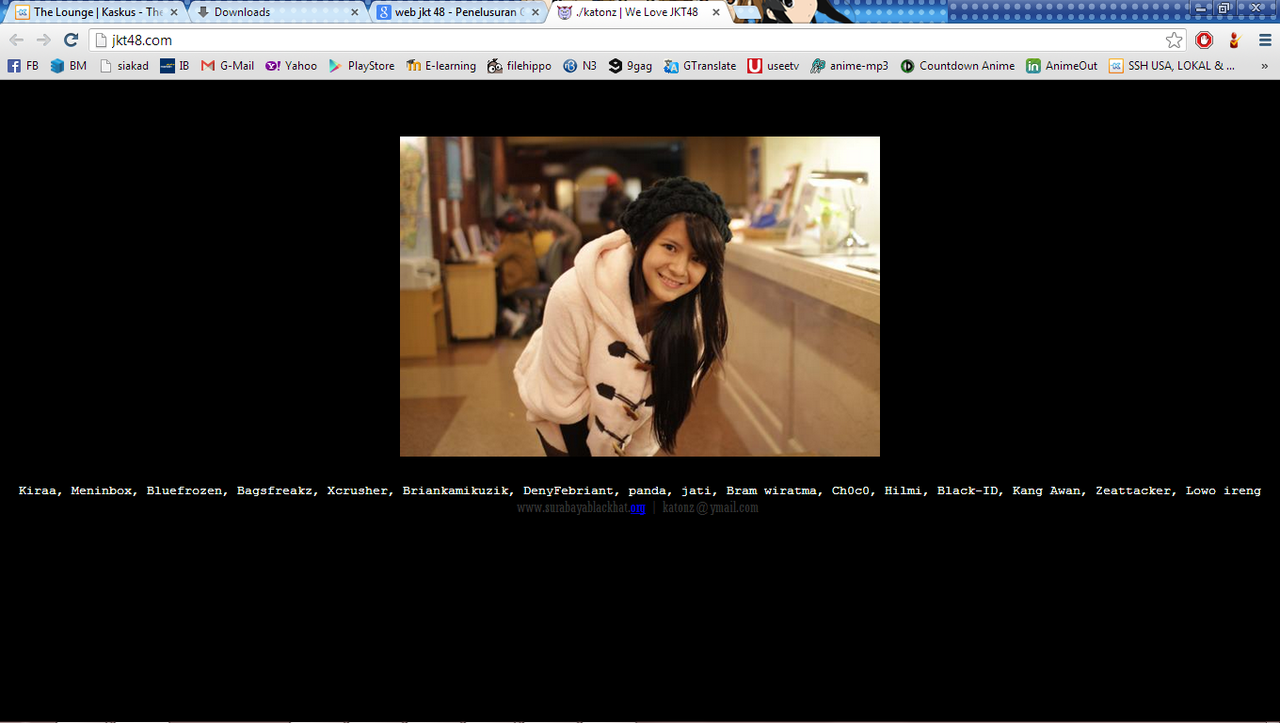 web official JKT48 di defaced