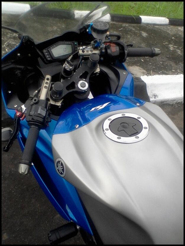 Terjual Stang Jepit Vixion, Satria FU Merk DBS EVERACE 