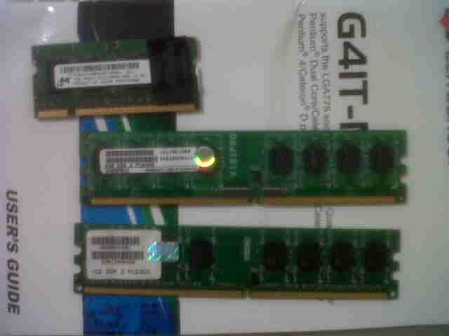 Jual Memory RAM PC visipro DDR2 1GB(PC 5300) & 2GB(PC6400)
