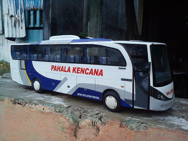 Sketsa Miniatur Bus Shd