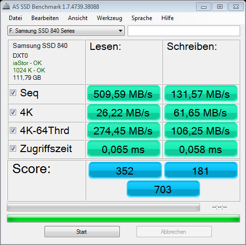 Review ASUS x201E + Samsung SSD 840(Non pro ) 120GB