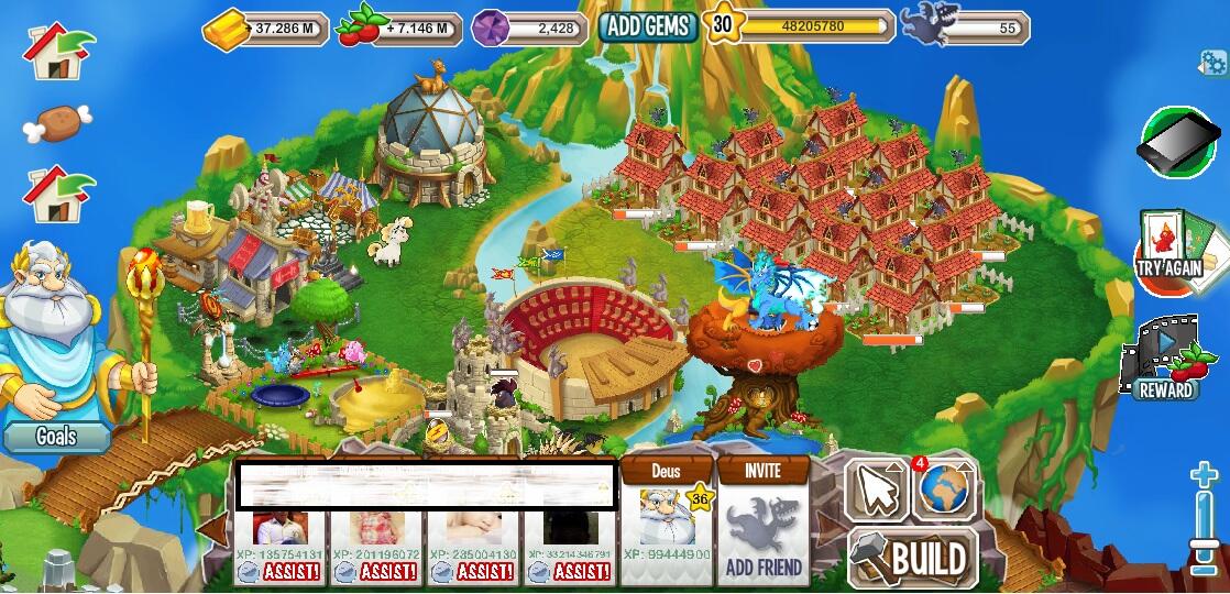 Jual Gems|Gold|Food Dragon City, Monter Legend, Social Empires, Social Wars