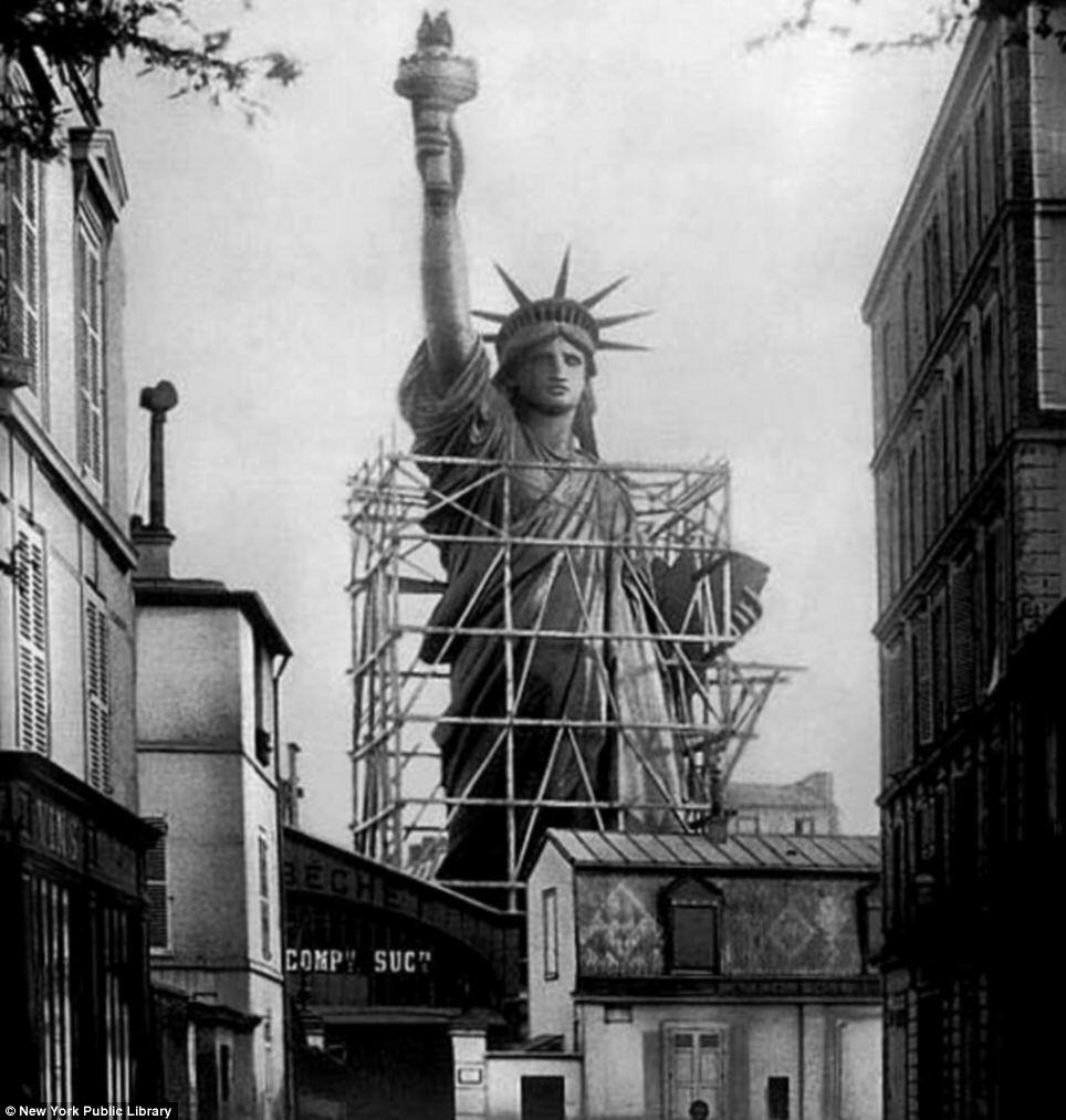 Sejarah Dan Foto-Foto Pembangunan Patung Liberty