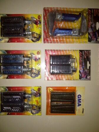 Cuci Gudang Aksesoris Motor (Gear, Ban, Stang Jepit, Shockbreaker, Knalpot, Jas, dll)