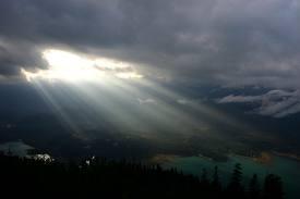 Keindahan Crepuscular Rays