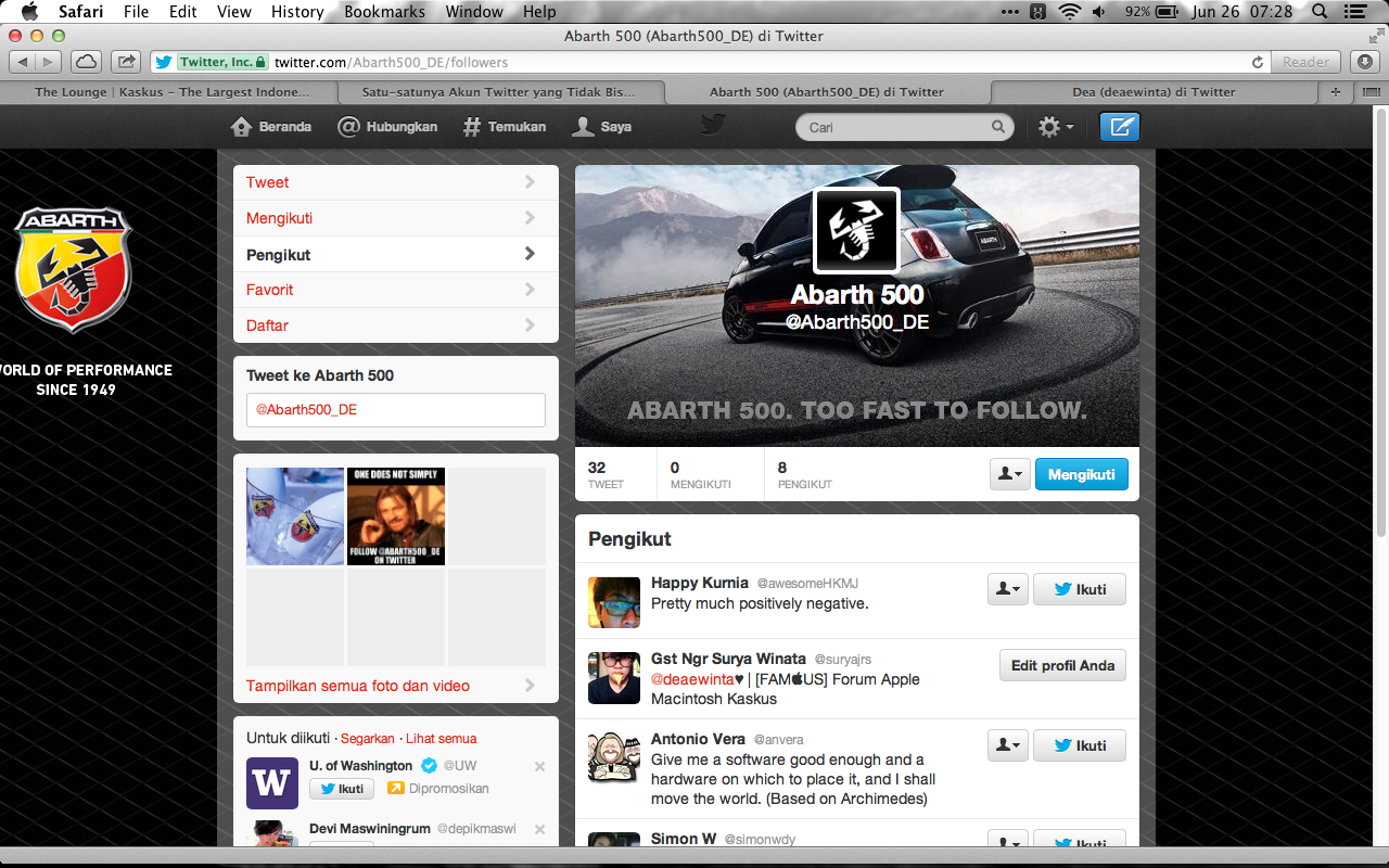 Satu-satunya Akun Twitter yang Tidak Bisa di Follow (NO HOAX)