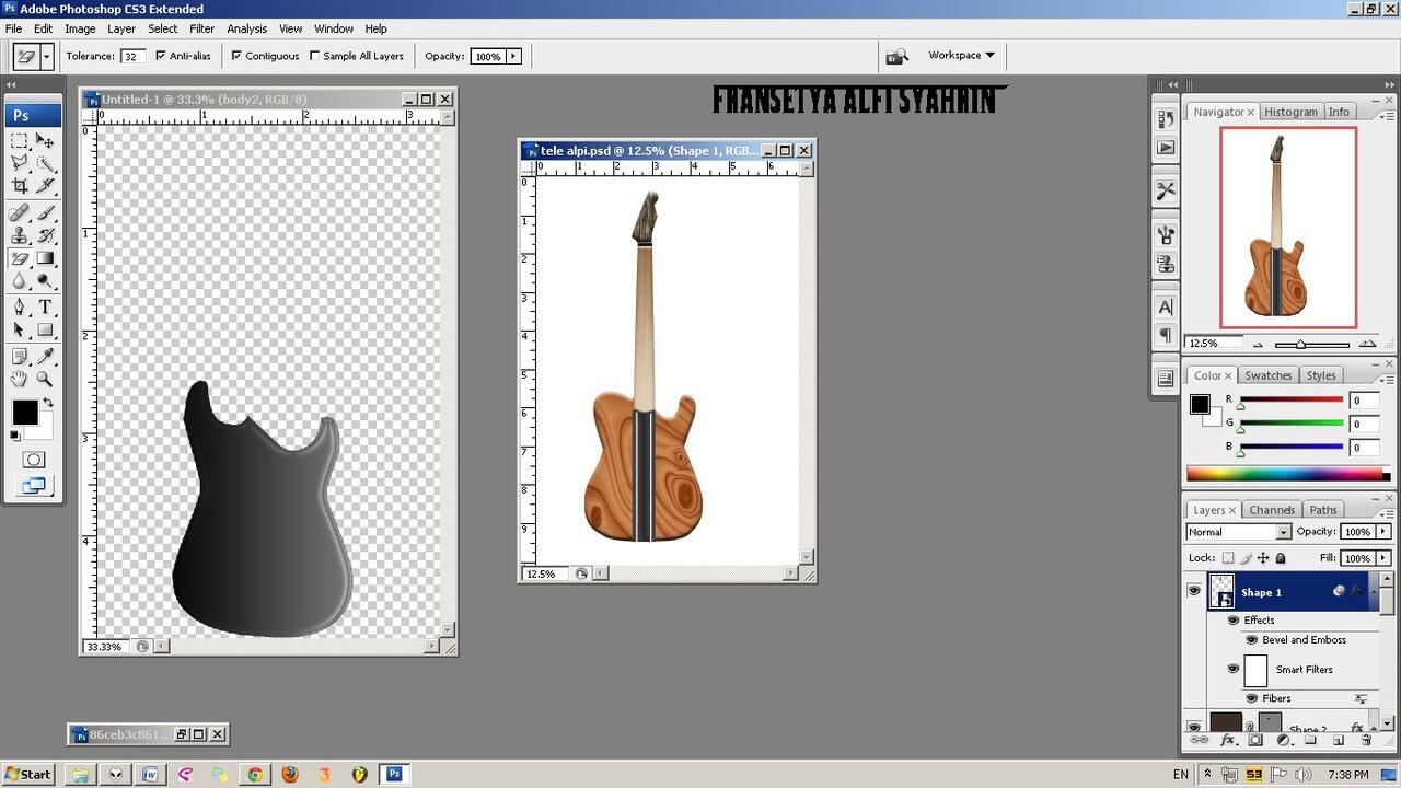 Yang suka ngedesign gitar masuk! kita sharing!!!