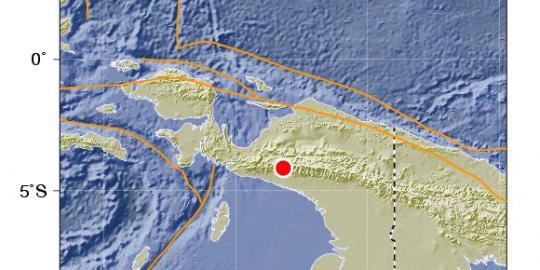  Jayapura diguncang gempa 5,0 skala richter