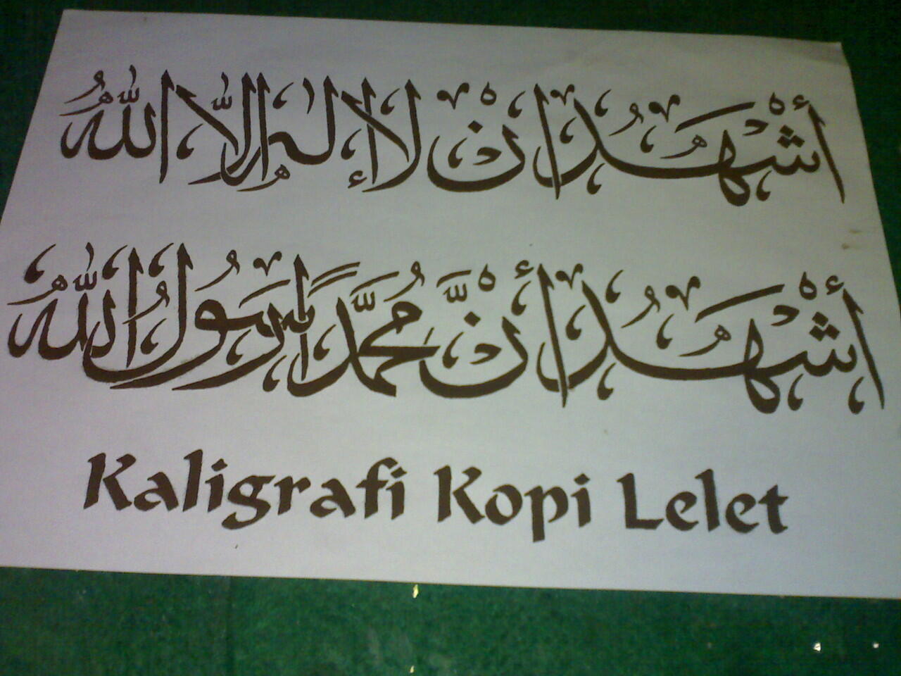 Melukis dengan Kopi