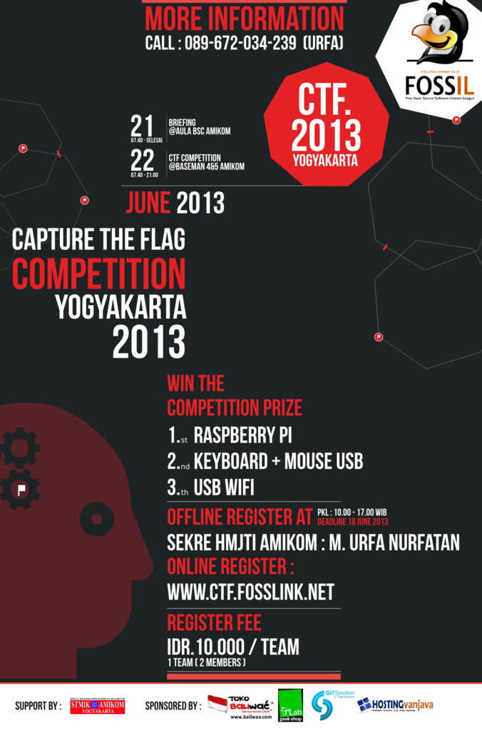 Yogyakarta Capture The Flag Competition 2013