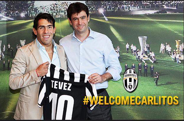 HOTNEWS!!!!!! Tevez akhirnya Resmi ke Juventus