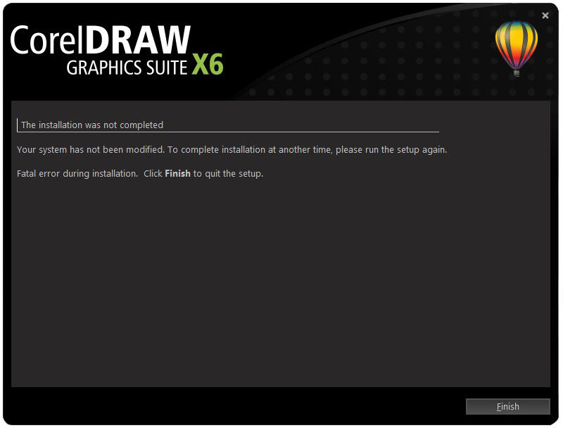 &#91;HELP&#93; Problem Saat Menginstal Corel Draw Graphic Suite X6