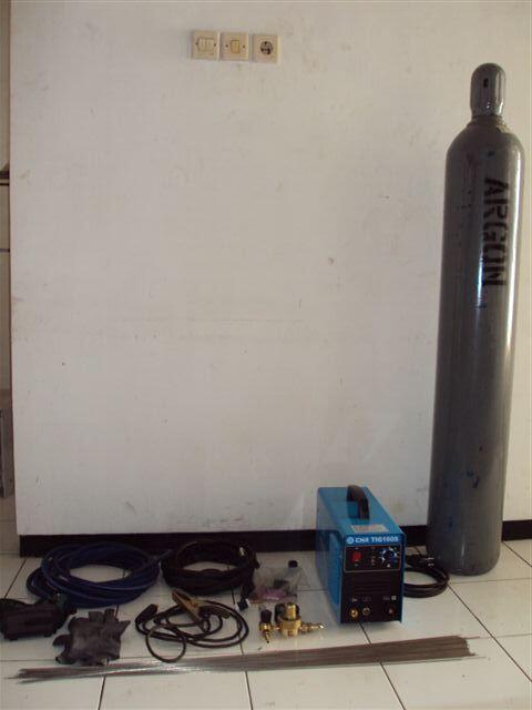 Terjual PAKET LENGKAP iLAS ARGON STAINLESSi STEEL TIG 160S 