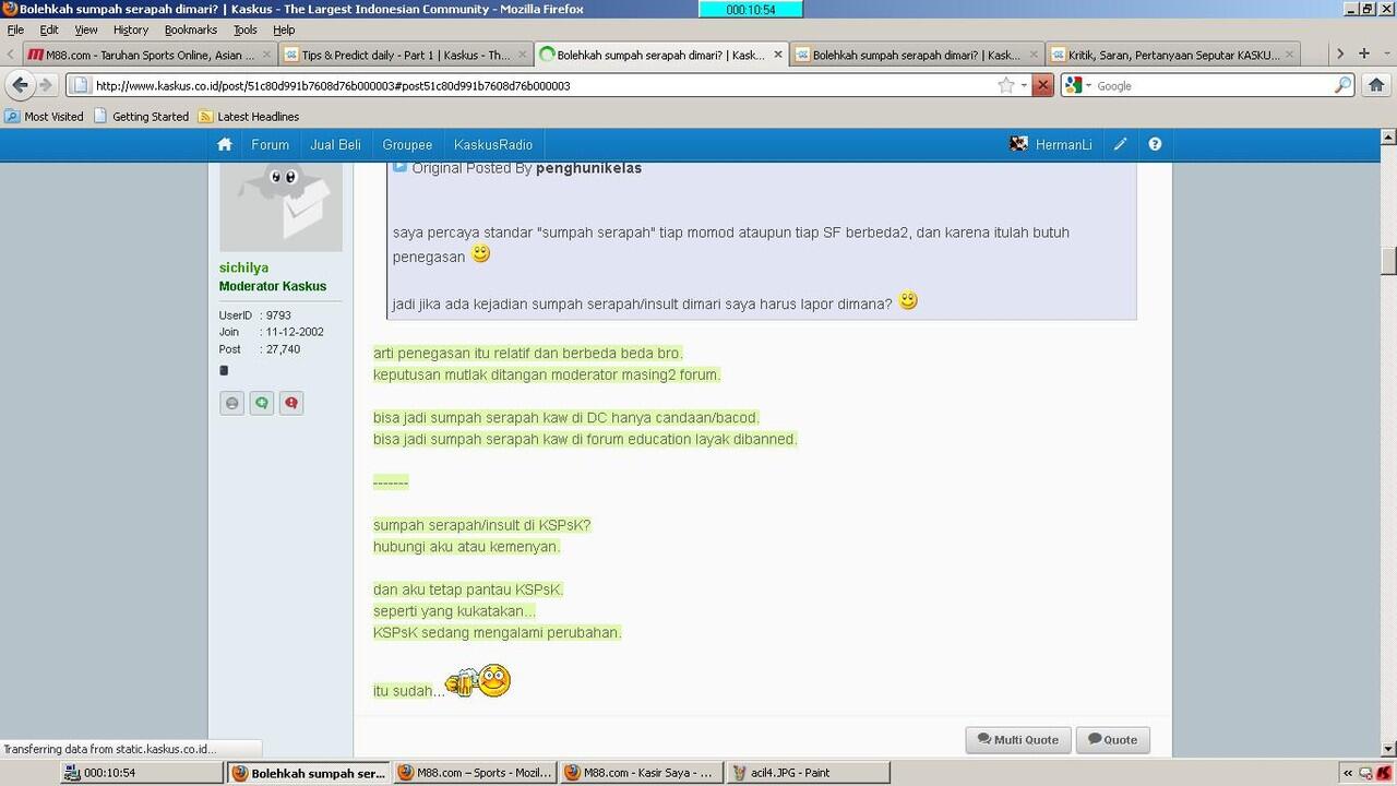 Apakah ini Yang Dinamakan Moderator !!