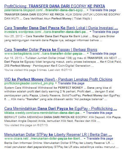 {ASK} Cara Transfer USD Payza ke USD Perfect Money ?