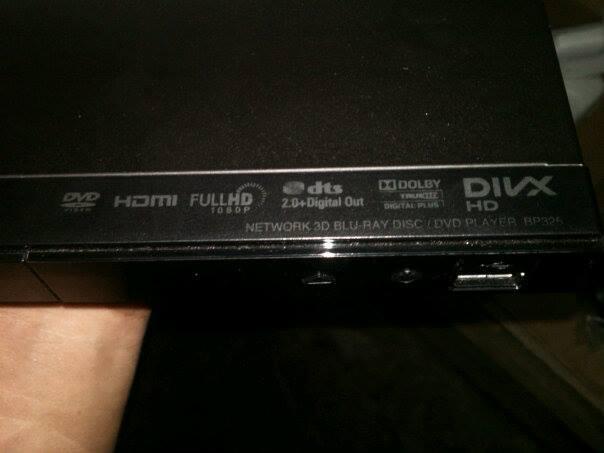 LG 3D BLURAY PLAYER BP325 (DVD)
