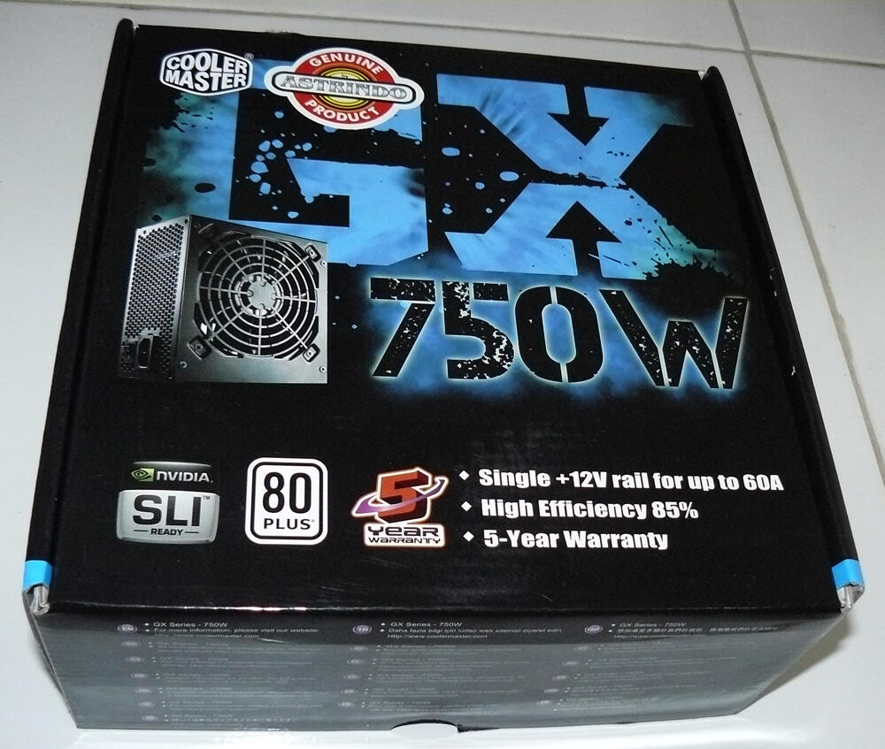 Power Supply Unit Cooler Master 650w , 750w , 850w