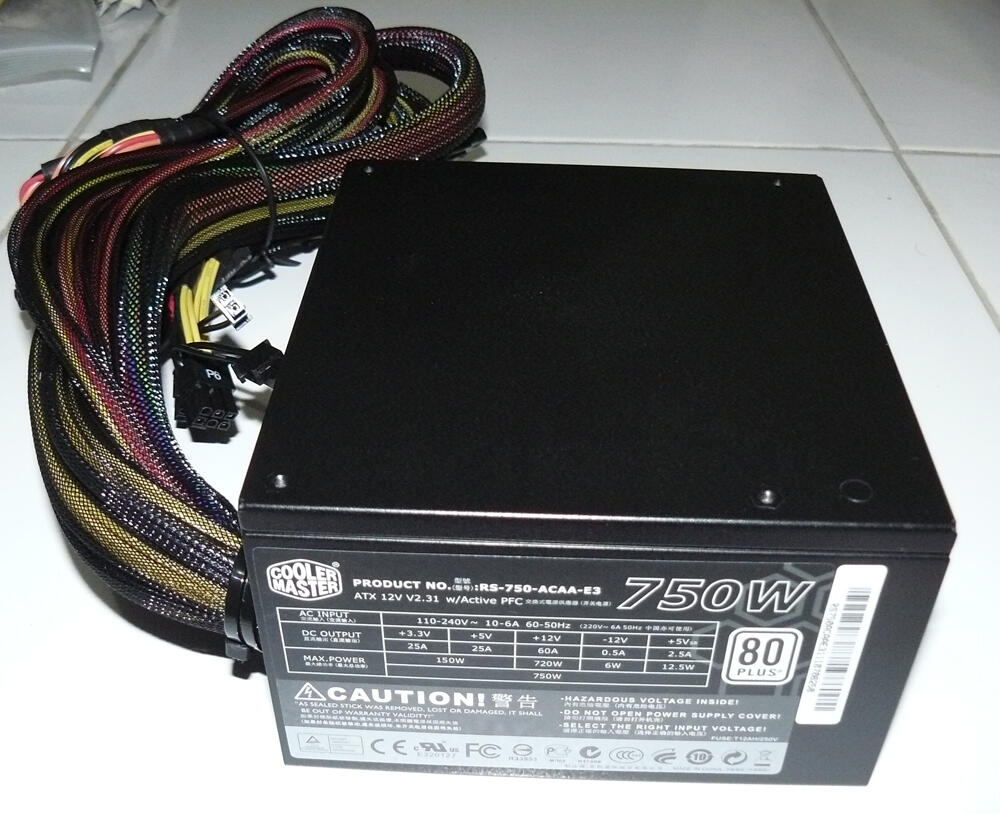 Power Supply Unit Cooler Master 650w , 750w , 850w