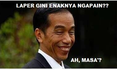 (Akhirnya) Jokowi Kebagian Meme Juga