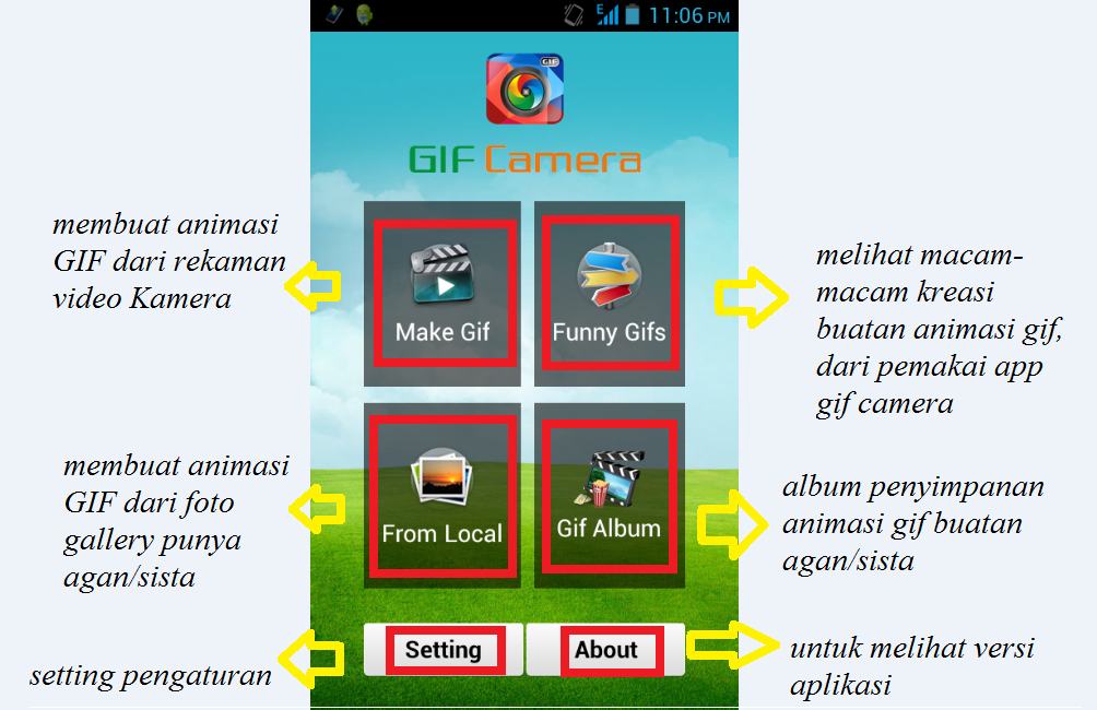 Cara membuat animasi GIF di android 