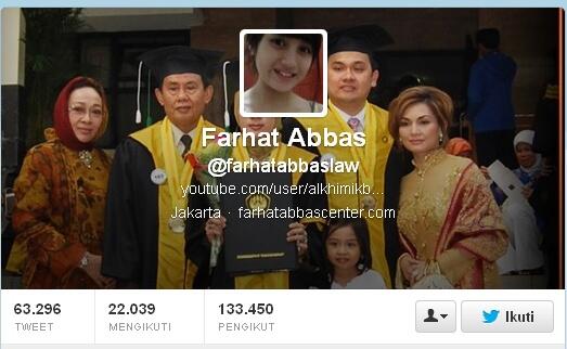 Farhat Abbas terkesan lebay