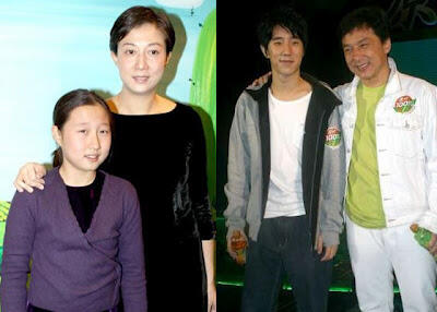 Foto-foto Jackie Chan Bersama Anaknya