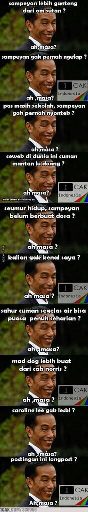 Ketika Jokowi berbicara !! 